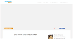 Desktop Screenshot of entsaeuern-entschlacken.com