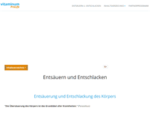 Tablet Screenshot of entsaeuern-entschlacken.com